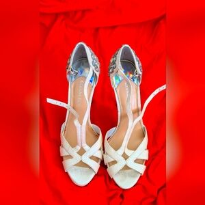 Gianni Bini, embellished, cream sandals